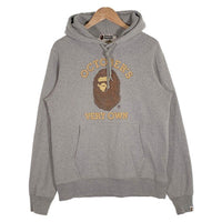 A BATHING APE アベイシングエイプ OVO OCTOBERS VERY OWN オクトーバーベリーオウン プルオーバースウェットパーカー グレー プリント 001PPH731904C Size L 福生店