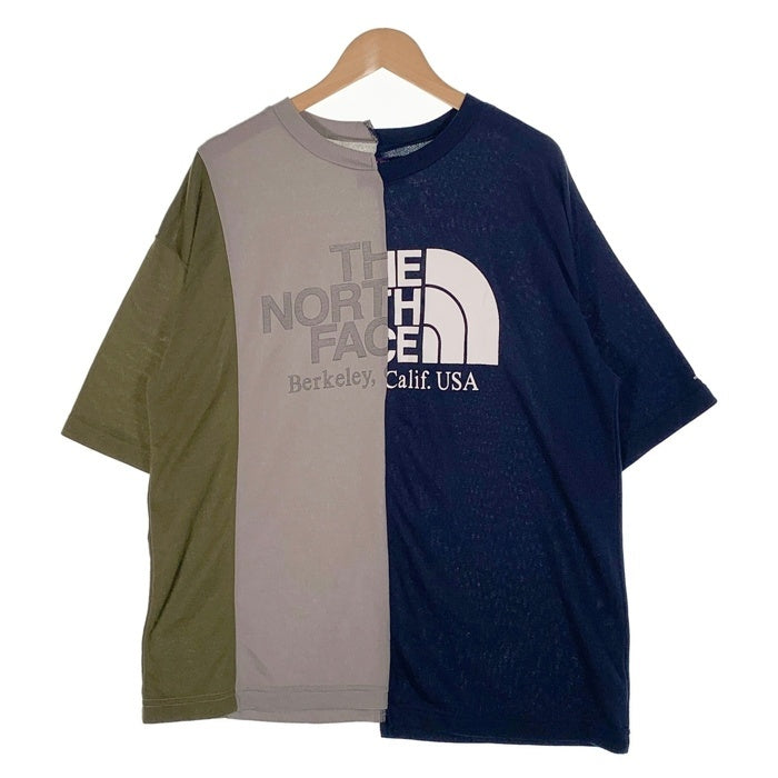 ザ・ノースフェイス パープルレーベル コラボ アシメロゴTシャツ L相当 極美品 THE NORTH FACE PURPLE LABEL ノースフェイス パープルレーベル