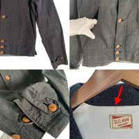 O.C STYLE オーシースタイル シャンブレー スポーツジャケット グレー Size M 福生店