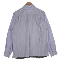 COMME des GARCONS HOMME コムデギャルソンオム ニット切替 ストライプシャツ ジップアップ Size M 福生店