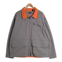 Levi's リーバイス SKATE ハンターズジャケット ジップアップ カバーオール チノツイル グレー オレンジ PC9-A0955-0001 Size XL 福生店