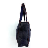 CHANEL シャネル ムートン ショルダーバッグ ネイビー 瑞穂店