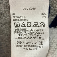 Polo Ralph Lauren ポロラルフローレン U.S.R.L.S PATROL 前V ツートン ヴィンテージ風 スウェットトレーナー グレー sizeL 瑞穂店