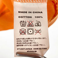 STUSSY ステューシー 00's サーマル切替 カットソー オレンジ sizeM 瑞穂店