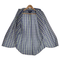 Ralph Lauren ラルフローレン BLAIRE ボタンダウン 半袖チェックシャツ ブルー Size M 福生店