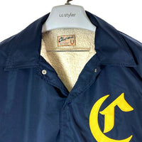 CLUCT WORKS クラクトワークス 裏ボア コーチジャケット ネイビー size-※サイズタグ・品質タグなし・袖シミあり 瑞穂店