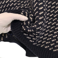 L.L.Bean エルエルビーン バーズアイ ウールニットセーター ネイビー ノルウェー製 Size XL 福生店