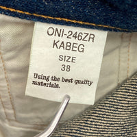 ONI DENIM 鬼デニム ONI-246ZR 20oz 鬼シークレット すっきりストレート デニムパンツ インディゴ size38 瑞穂店