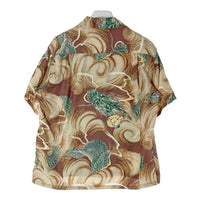 SUN SURF サンサーフ SS30692 SILK S/S SPECIAL EDITION ROYAL HAWAIIAN DRAGON アロハシャツ ブラウン sizeM 瑞穂店