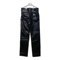 VANSON バンソン レザーパンツ テーパード ブラック 裾切りっぱなし Size 34 瑞穂店