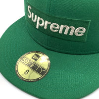 SUPREME シュプリーム 20SS SIM Metalic Box Logo New Era メタリックボックスロゴ ニューエラ ベースボールキャップ 59FIFTY グリーン Size 8 (63.5cm) 福生店