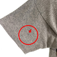 80's Champion チャンピオン Late Night ラバープリント Tシャツ グレー 霜降り USA製 トリコプリント Size L 福生店