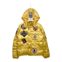 Indian® Motorcycleインディアンモトサイクル レーシング ダウンジャケット イエロー Size M 瑞穂店