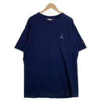 90's NIKE ナイキ ワンポイントジャンプマン刺繡 Tシャツ ジョーダン ネイビー USA製 Size L 福生店