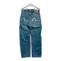 EVISU エヴィス Lot2001 ボタンフライ テーパードデニムパンツ ジーンズ ライトブルー Size 30×32 瑞穂店