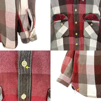 WAREHOUSE ウエアハウス フランネルチェックシャツ レッド Size M 福生店