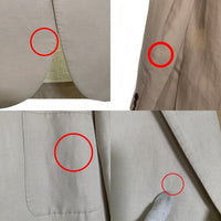 Brooks Brothers ブルックスブラザーズ リネン コットン 3B テーラードジャケット オフホワイト Size L 福生店