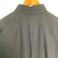 LENO リノ CPOシャツ ブラック ウール コットン カシミヤ 日本製 H2202-SH010 Size 3 福生店