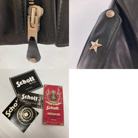 Schott ショット 613US ONESTAR RIDERS ワンスター ダブル ライダースジャケット ブラック size44 瑞穂店