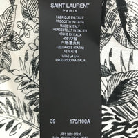 SAINT LAURENT PARIS サンローランパリ Printed Viscose プリント レーヨンシャツ 601070 Y2C23 Size 39 福生店