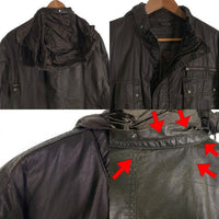 ADOLFO DOMINGUEZ アドルフォドミンゲス コットン フィールドジャケット ブラウン Size 56 福生店