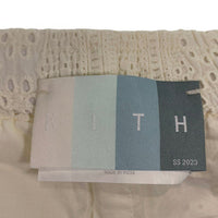 KITH キス 23SS アイレットベルモント ショートパンツ クリーム 並行品 KHM060359 Size S 福生店