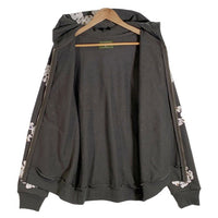 DENIM TEARS デニムティアーズ 24SS Rhinestone Cotton Wreath Zip Hoodie ラインストーン コットンリース ジップフーディ スウェットパーカー ヴィンテージブラック Size M 福生店