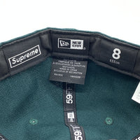 SUPREME シュプリーム 20AW World Famous Box Logo New Era ワールドフェイマス ボックスロゴ ニューエラ ベースボールキャップ 59FIFTY ダークグリーン Size 8 (63.5cm) 福生店