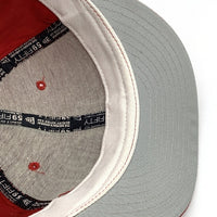 90's New Era ニューエラ MLB ニューヨーク・ヤンキース 59FIFTY ベースボールキャップ レッド ウール USA製 赤刺繡 Size 7 1/8 (56.8cm) 福生店
