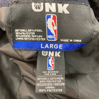 UNK NBA エヌビーエー キャバリアーズ 23 JAMES スタジャン ネイビーxホワイト sizeL 瑞穂店