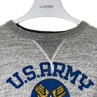 BUZZ RICKSON'S バズリクソンズ US ARMY AIR FORCES クルーネック スウェットトレーナー グレー sizeXL 瑞穂店