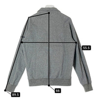 SCHOTT ショット 3183059 レザーポケットトラックジャケット ワンスター グレー sizeM 瑞穂店