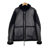NEIGHBORHOOD ネイバーフッド 19AW B-3 M-JKT フライトジャケット リアルムートン 羊革 ブラック 192SZNH-JKM01 Size XL 福生店