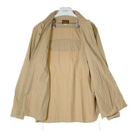 BUZZ RICKSON'S バズリクソンズ ワーク コントラクター ヘリンボーン ワッペン 長袖シャツ ベージュ size17-17・1/2 瑞穂店