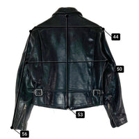 HARLEY DAVIDSON ハーレーダビッドソン レザー シングルライダース ブラック sizeS※全体的にダメージ使用感あり 瑞穂店