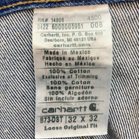 Carhartt カーハート B73 DST メキシコ製 ダブルニー デニム ペインターパンツ インディゴ size32 瑞穂店