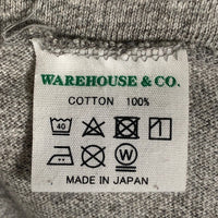 WAREHOUSE ウエアハウス 20SS 4601 CAMP SENECA プリントTシャツ 杢グレー Size M 福生店