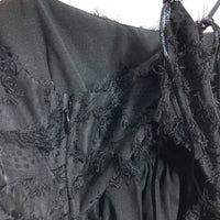 Ray Beams レイビームス フリンジフレアキャミワンピース ブラック size0 瑞穂店