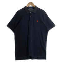 POLO RALPH LAUREN ポロラルフローレン 鹿の子 ポロシャツ 半袖 ブラック Size L 福生店