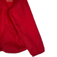 70's King Louie キングルイ Coors SOFTBALL クアーズ ソフトボール ナイロンコーチジャケット レッド USA製 Size L 福生店