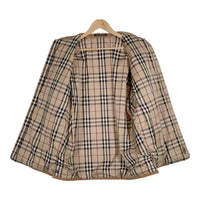BURBERRY バーバリー リバーシブルジャケット キルティング 中綿 ベージュ ノバチェック BBP16-300-50 Size L 福生店