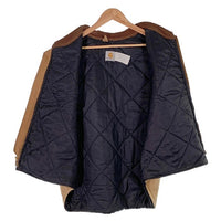 80's Carhartt カーハート Duck Vest ダックベスト 中綿 ブラウンダック Size XL 福生店