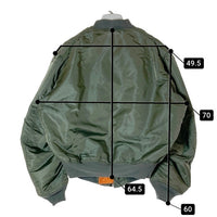 ALPHA INDUSTRIES アルファインダストリーズ USA製 80's 初期タグ IDEAL MA-1 フライトジャケット オリーブ sizeXL 瑞穂店