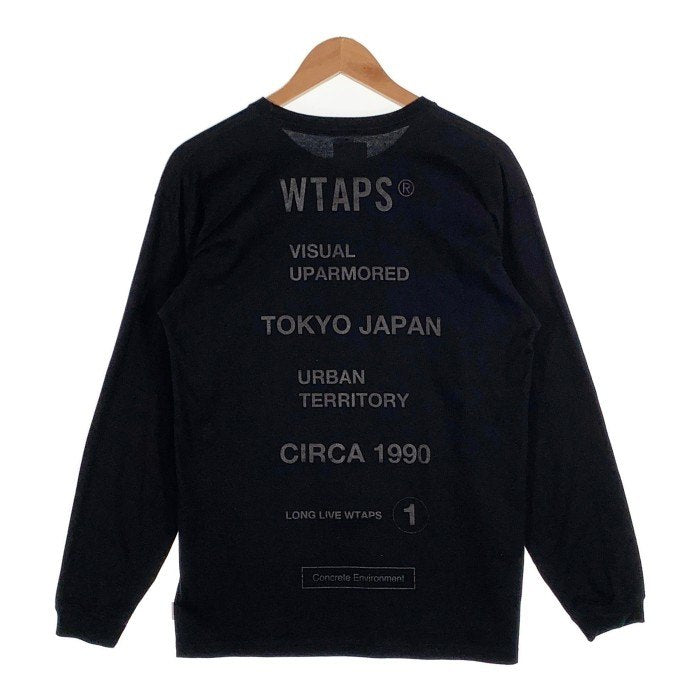 WTAPS ダブルタップス 20SS CIRCA LS TEE プリント ロングスリーブTシャツ ブラック Size 02 福生店