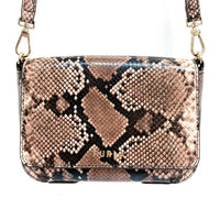 FURLA フルラ WB00393 マヤ クロスボディ パイソン柄 ミニショルダーバッグ ブラック 瑞穂店