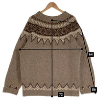 70's Made Especially ノルディック セーター グレー Size L XL相当 福生店