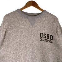 STANDARD CALIFORNIA スタンダードカリフォルニア SD Logo Crew Sweat Official Online Store Limited ロゴ クルーネック スウェット オンラインストア 限定品 グレー Size L 福生店