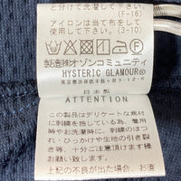 HYSTERIC GLAMOUR ヒステリックグラマー 01221AO04 チェリーベア刺繍 ラグランスリーブワンピース ネイビー sizeF 瑞穂店