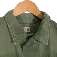 60's U.S.ARMY 米陸軍 Jungle Fatigue Jacket ジャングルファティーグ ジャケット オリーブ ノンリップ エポーレット無 Size S-R 福生店