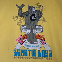 90's BEASTIE BOYS ビースティボーイズ IN THE ROUND TOUR プリントTシャツ イエロー anvil Size L 福生店